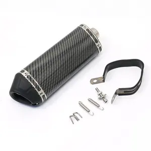 MOTERCROSS-Silenciador de motocicleta, abrazadera de tubo de escape, 50cc, 110cc, 125cc, Dirt Pit <span class=keywords><strong>Rro</strong></span>, Quad Bike ATV - Product Image 1