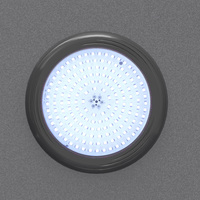Lumière de piscine en fibre de verre LED RGBW IP68 de 1,5 pouce, 12VAC 12W, sans niche, lumière de spa, remplacement de la lumière de piscine Pentair Bubbler