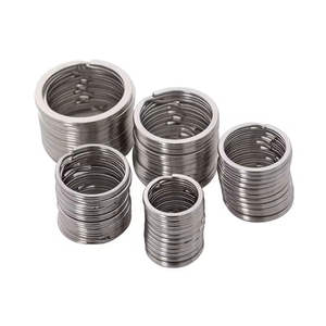 PD219-223 Anelli Portachiavi in Metallo Personalizzati 20-30mm Anelli Aperti per Fai da Te Componenti per Gioielli Accessori all'Ingrosso - Product Image 4