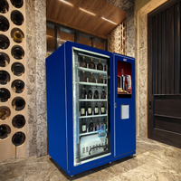 Distributeur automatique de vin grande capacité AIT avec écran tactile 22 pouces, refroidissement par compresseur, service 24h/24, déplacement latéral sur axe XY