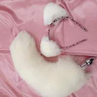 Plug anal en fourrure de renard véritable, très vendu, jouets sexuels de haute qualité, plug anal en fourrure de renard
