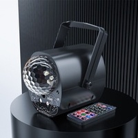Projecteur de scène 3-en-1 à faible consommation, activé par le son, à motifs multiples, faisceau de lumière pour DJ, soirée en boîte de nuit, en ABS