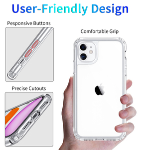 Rõ ràng mềm TPU linh hoạt khung trường hợp cứng <span class=keywords><strong>Bumper</strong></span> backcover cho <span class=keywords><strong>Iphone</strong></span> 6-16 Samsung S9 để S21 với hộp bán lẻ - Product Image 3