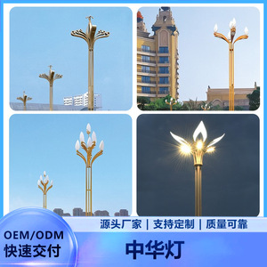 Lámpara LED de Jardín para Exteriores H8 13m de Aleación de Aluminio y Acero Inoxidable para Parques, Plazas y Carreteras - Product Image 5