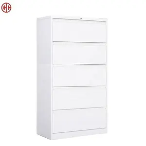 Vertical Steel Office Lateral Filing Cabinet 5 Drawers Storage File Cabinet Office Furniture Manufacturer Metal File Cabinets