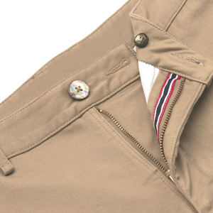 2024 Chất Lượng Cao Thời Trang Giản Dị Kaki Người Đàn Ông Của Quần Tùy Chỉnh Twill Cotton Văn Phòng Kinh Doanh <span class=keywords><strong>Chino</strong></span> Quần Cho Nam Giới - Product Image 3