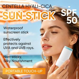 Korea Skincare SPF50+ Centella Asiatica Hyaluronic Acid <strong>Sunscreen</strong> Stick Portable 20g UV protection <strong>Waterproof</strong> Light <strong>Sunscreen</strong> - Product Image 2