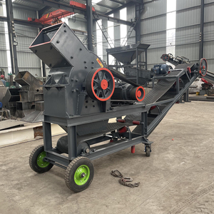 XLM CE chứng nhận nhỏ gọn điện thoại di động máy nghiền búa max.40t/h công suất cao năng suất khai thác quặng đá ứng dụng 1 năm bảo hành - Product Image 3