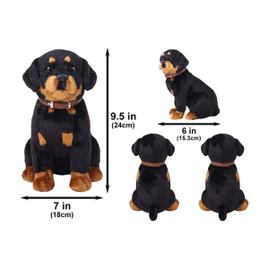 Peluche lestée de 2,0 kg pour chien avec étiquettes sensorielles anti-stress, oreilles grinçantes, perles de verre sans BPA, tissu Minky doux, jouet anti-anxiété pour enfants et adultes - Product Image 3