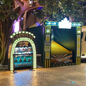 อาคารธีมสวนสาธารณะบูธสัมปทานสำหรับงานเทศกาลแกลเลอรี่เกมยิง <span class=keywords><strong>Krazy</strong></span> Kans เกมขนาดใหญ่เกมสนุกๆในงานเทศกาลและกิจกรรม - Product Image 4