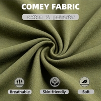 T-shirt pour homme en mélange de coton et de polyester, col rond, doux, confortable, respirant, manches courtes, basique, plusieurs couleurs disponibles, logo personnalisé