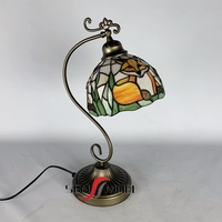 Nouvelle Lampe de Table/Bureau LED 2026 Style Sensmuel, Vitrail sur Base Bronze, Procédé de Soudure, Vente en Gros Usine, Personnalisable et Économique