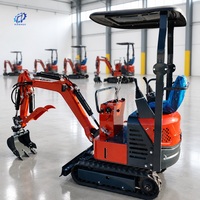 Mini-excavatrice sur chenilles 1,2 tonne, 1 tonne, 1,8 tonne, commande par joystick, moteur, lame de bulldozer, EPA CE, pour vergers et usage domestique, direct usine