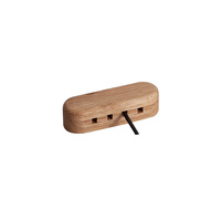 Organisateur de câbles magnétique portable en bois massif, clip pour câbles USB de bureau, adapté pour la maison, le bureau, les câbles de charge de téléphone portable