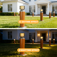 Lumière LED de jardin personnalisable pour villa extérieure, en aluminium, étanche IP65, angle de faisceau à 360 degrés, 10W