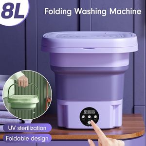 8L Capacity Portable Folding <b>Washing</b> <b>Machine</b> With 3 Modes Deep Cleaning for Underwear Portable <b>Washing</b> <b>Machine</b> Folding 8L <b>Mini</b> W - Product Image 3