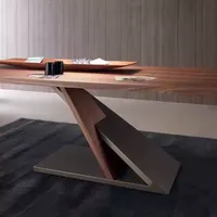 Table à manger en bois massif au design classique moderne, mobilier de salle à manger, table de restaurant