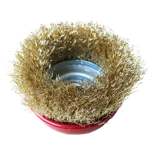 GOLDLION china supplier 75mm 100mm industrial steel wire cup brush m14 Industrial brush