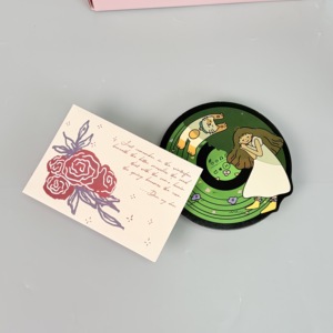 Busta per Inviti Personalizzata <span class=keywords><strong>con</strong></span> LOGO Stile Occidentale, Biglietto di Ringraziamento Creativo per Matrimoni ed Eventi Aziendali, Biglietto di Auguri VIP per Fiere Annuali - Product Image 2