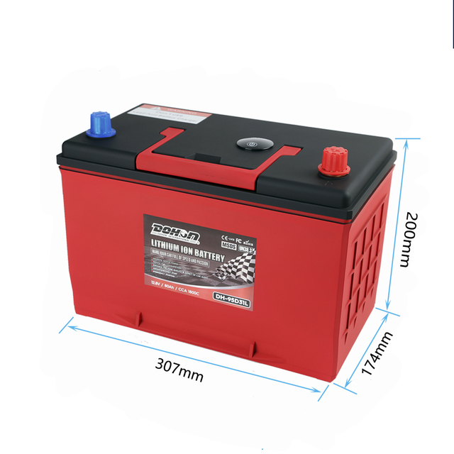High Safety 1000cca Starting Battery 12V Lifepo4 Lithium Iron 78Ah Cranking Bateria