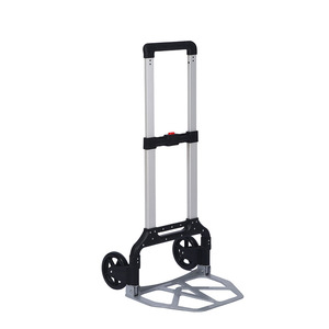 Barato mango extendido plegable Dolly Carro de mano plegable altura ligero Interior Exterior transporte móvil Dolly Carro de mano - Product Image 4