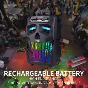 Aesackir Di Động Cho <span class=keywords><strong>Bluetooth</strong></span> Loa Loa Siêu Trầm Không Dây Trong Nhà/Ngoài Trời Loa Lớn Hỗ Trợ Điều Khiển Từ Xa FM Đài Phát Thanh LED - Product Image 6