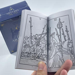 制造商定制标志印刷金箔甲骨文塔罗牌游戏金边塔罗牌带指南 - Product Image 3