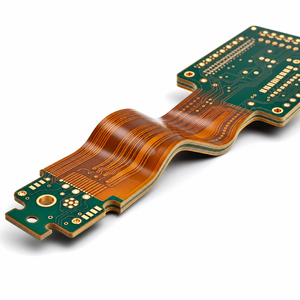 Placa FPC Flexible de 6 Capas, Estructura Mixta de Poliimida 2R+4F, Impedancia Controlada de 50 Ohmios, FPC Personalizado OEM, Estructura Mixta Flexible de 6 Capas - Product Image 4