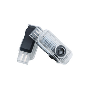 2 pièces pour Audi, lampe de bienvenue Audi, éclairage ambiant A4LA5A6L, éclairage de projection laser pour porte A7A8LQ3Q5Q7 - Product Image 1