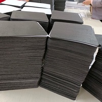 Alfombrilla de Ratón para Juegos de Goma Natural Resistente al Agua con Diseño Personalizado, Patrón Fluido Gris Blanco Grande, Alfombrilla de Ratón Extendida para Computadora