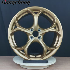 Jantes en alliage d'aluminium forgées sur mesure de 18 à 24 pouces à cinq branches pour Alfa Romeo Giulia <span class=keywords><strong>Tonale</strong></span> Stelvio 5x110/112, neuves, peintes en argent - Product Image 5