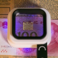 2025 E-commerce Explosions Multifunctional Handheld LED Magnifier TH-8016 Acrylic Lens Reading Antique Identification High