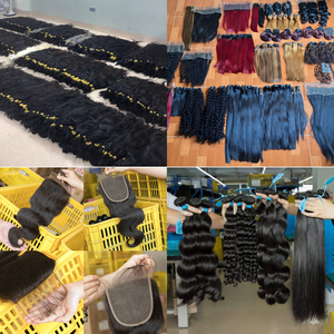 Extensiones de pelo brasileño de visón, pelo brasileño Virgen sin procesar con cutícula, 10a, 12a, muestra <span class=keywords><strong>gratis</strong></span>, venta al por mayor - Product Image 5