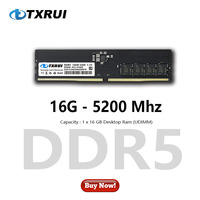 Mémoire RAM DDR5 pour ordinateur de bureau 16 Go 4800 MHz 5200 MHz 5600 MHz PC5 DIMM