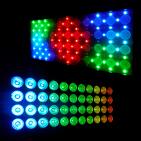 Proyector LED Profesional IP65 de 44x10W RGBW de Alta Potencia con Efecto de Lavado y Luz Estroboscópica para Eventos y Bodas al Aire Libre