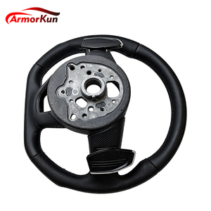 Volante Deportivo de Cuero para <span class=keywords><strong>Audi</strong></span> <span class=keywords><strong>A1</strong></span>/A3/A4/A5/A6/A7/A8/B8/B9/C8/C7/S3/S4/S5/S6/S7/RS3/RS4/RS5/Q3/Q5/Q7/RS6/R8/RS7 - Product Image 4