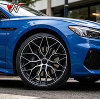Rines de Aleación Forjados de 19 y 20 Pulgadas con Diseño de Malla de Alto Rendimiento, Borde Mecanizado en Color Personalizado, Ruedas Deportivas Cóncavas Profundas para Lexus Serie IS ES
