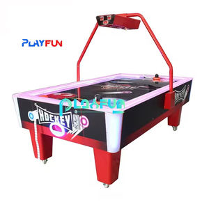 Simulateur de jeu de hockey sur air noir et cool, avec fonction de tir sur le <span class=keywords><strong>but</strong></span> et jeu de tir sur le ballon vers le trou opposé, à vendre - Product Image 1