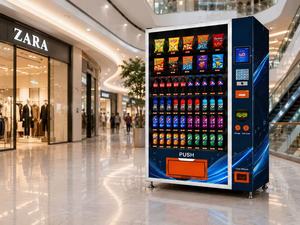 Distributeur automatique de boissons et de snacks réfrigérés, distributeur intelligent de boissons, paiement par espèces, pièces et cartes, libre-service - Product Image 3