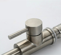 Robinets pliants extractibles en laiton, mitigeur de cuisine à rotation universelle purificateur d'eau
