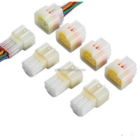 Conector de 2,3 a prueba de agua, Conector de arnés de Control de velocidad automotriz de 6 orificios, enchufe de acoplamiento 6P, 1/21