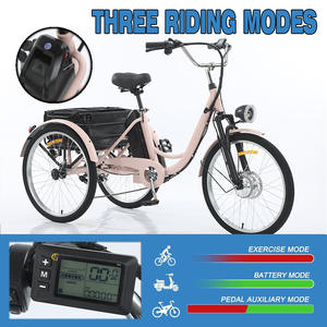 <span class=keywords><strong>Triciclo</strong></span> Eléctrico <span class=keywords><strong>de</strong></span> 20 Pulgadas y 7 Velocidades con Carrocerí<span class=keywords><strong>a</strong></span> Abierta para Adultos, <span class=keywords><strong>Triciclo</strong></span> <span class=keywords><strong>de</strong></span> <span class=keywords><strong>Carga</strong></span> <span class=keywords><strong>a</strong></span> <span class=keywords><strong>Pedal</strong></span> para Personas Mayores, Disponible al por Mayor - Product Image 6