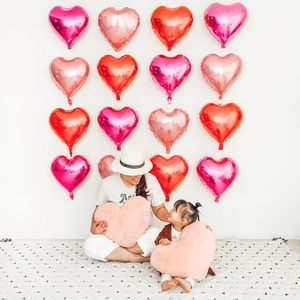 In the Trend 18 Inch Cream Caramel Coffee Vintage Love Foil Heart <b>Balloons</b> for Birthday Valentine's Day Party <b>Decorations</b> - Product Image 5