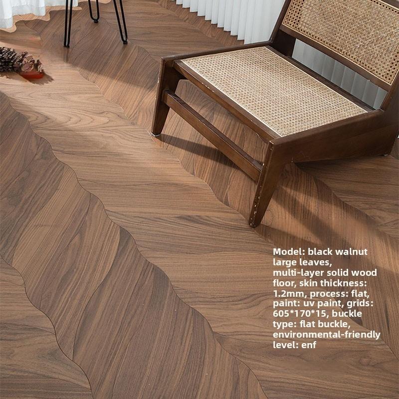 Heterosexual mosaic, black walnut, large leaves