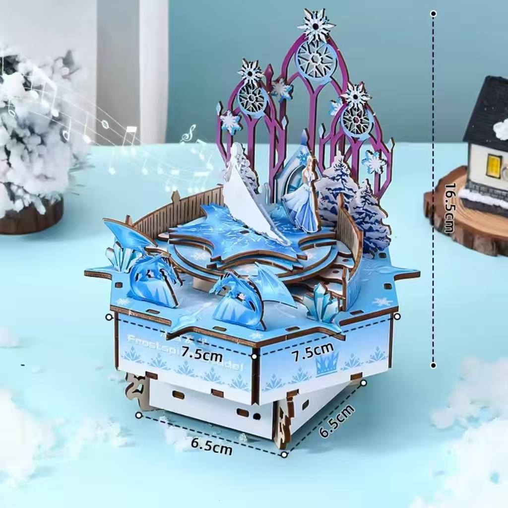 Ice and Snow Magic Castle Music Box