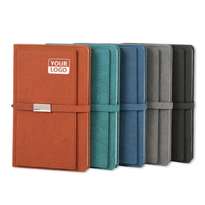 Khuyến mãi cá nhân văn phòng máy tính xách tay thiết lập với logo thăng hoa tùy chỉnh giá rẻ A5 PU da Tạp Chí máy tính xách tay - Product Image 1