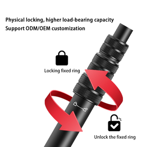 Bastone telescopico personalizzato per Selfie, personalizzazione del tubo per Selfie in bicicletta, guaina rotante in lega di alluminio tubo telescopico - Product Image 2