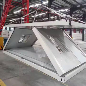 Casa cuadrada moderna de 2 pisos para cafeterías, escuelas, hoteles y centros comerciales, construida con paneles sándwich duraderos - Product Image 5