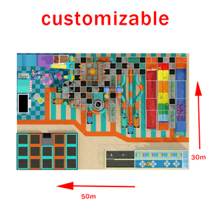 Área de Juegos Infantil de 1200 m², Parque Infantil Interior, Juegos Comerciales, Equipamiento de Juegos Blandos para Niños Pequeños, Fabricante Chino - Product Image 4