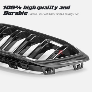 FOR BMW F87 M2 S Type front grill (facelift <b>model</b>) Dry Carbon Material - Product Image 6